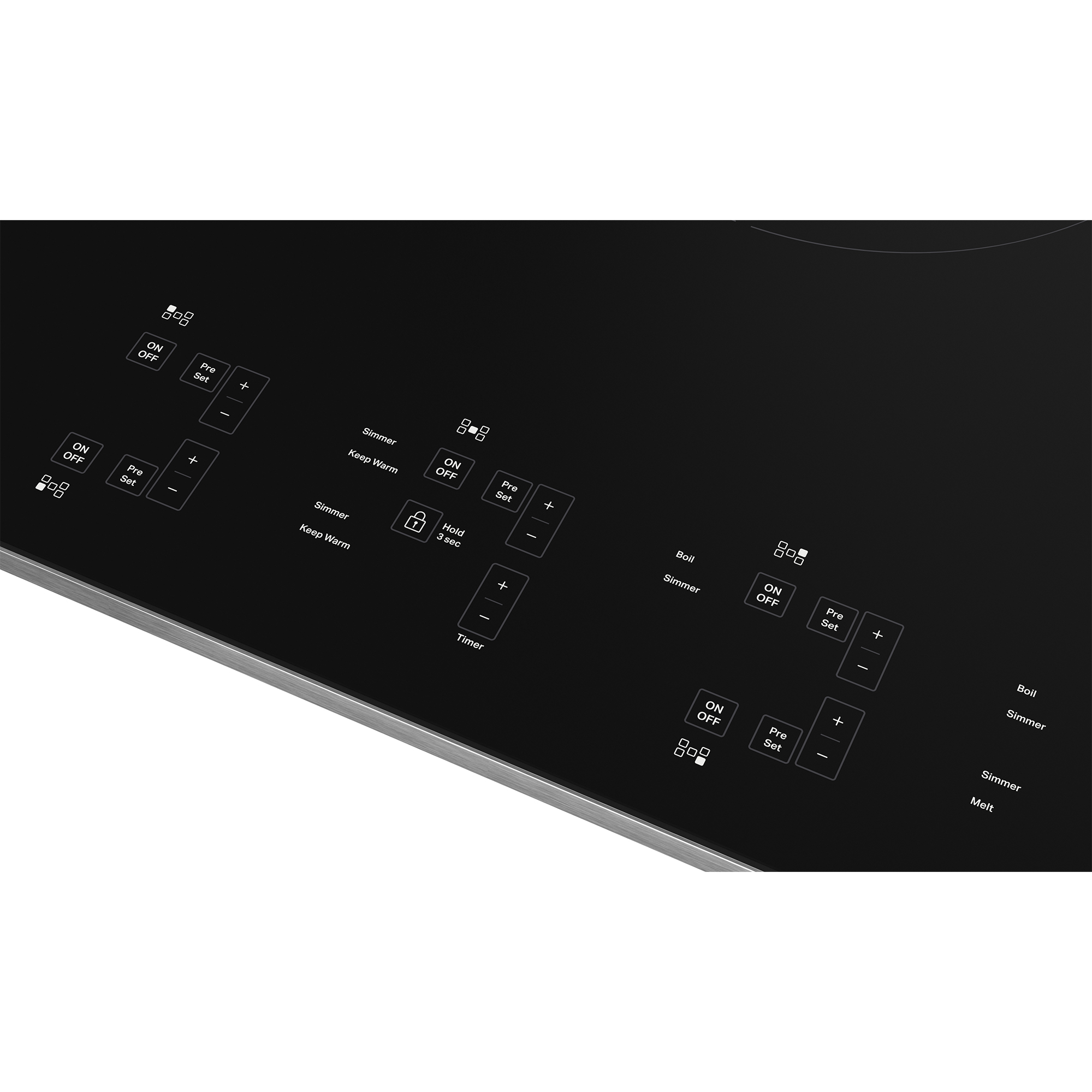 KitchenAid 30 in. 5Burner Induction Cooktop with Simmer & Power Burner