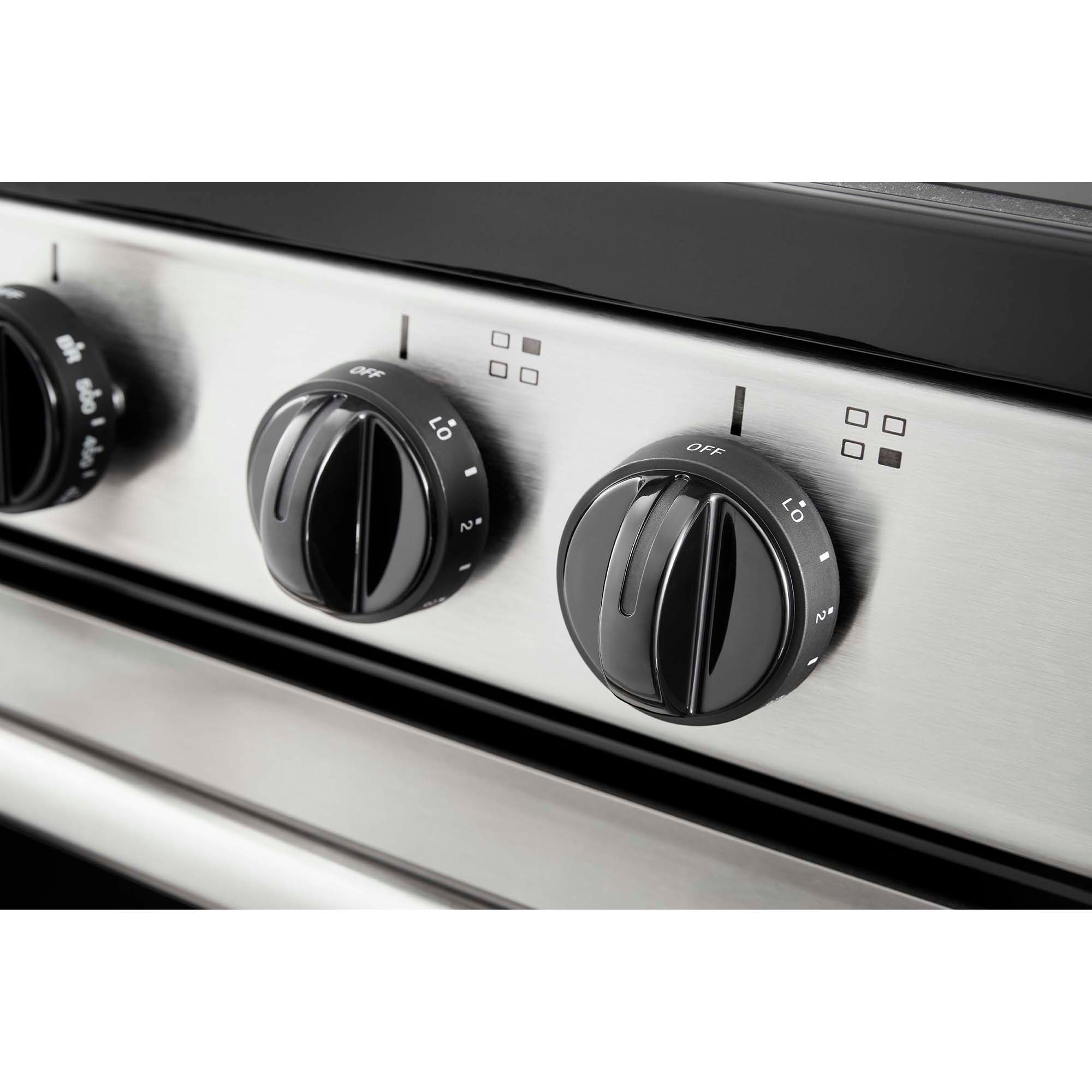 Whirlpool 24 in. 2.9 cu. ft. Electric Range with Radiant Burners - Stainless Steel, , hires