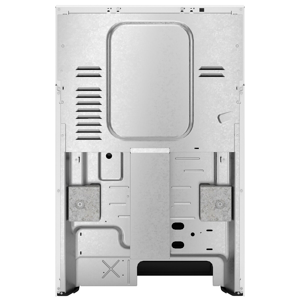 GE 400 Series 30 in. 5.3 cu. ft. Electric Range with Radiant Burners - White, White, hires