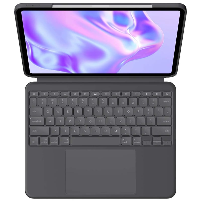 Logitech Combo Touch Backlit Keyboard Case for Apple 11" iPad Pro M4 (Graphite), , hires