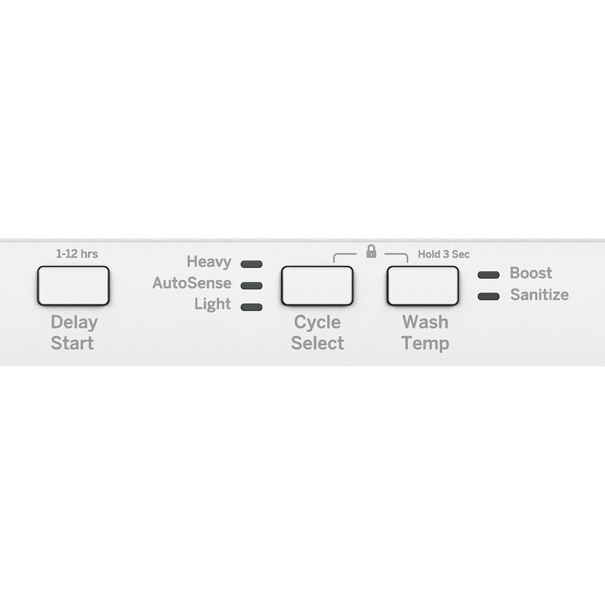 GE 24 in. Top Control Flush-Mount Dishwasher with 51 dBa Sound Level & Condensate Dry - White, , hires