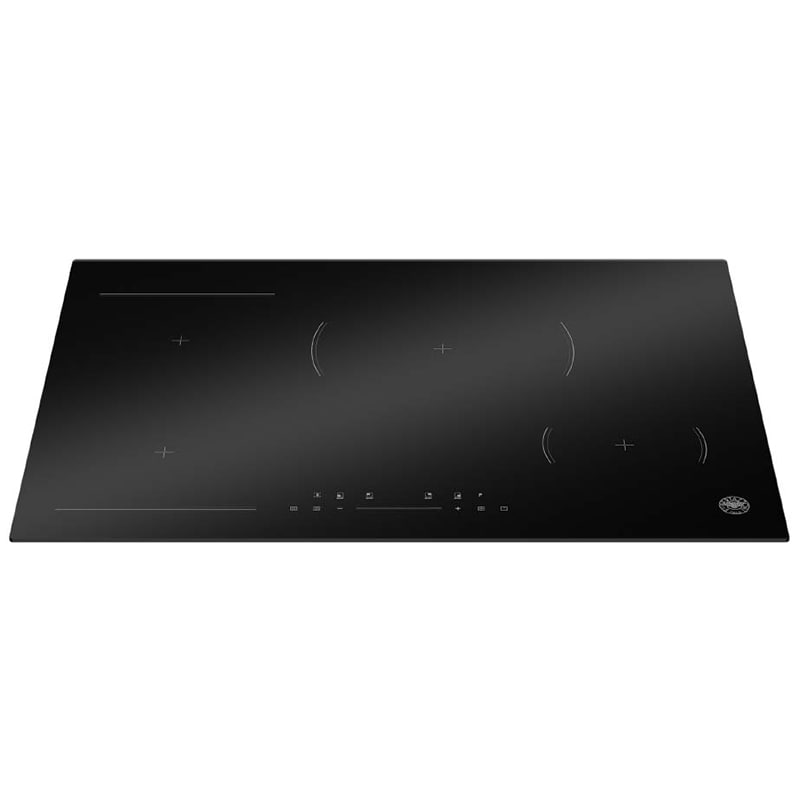 Bertazzoni 30 in. 4-Burner Induction Cooktop with Power Burner - Black Glass, , hires