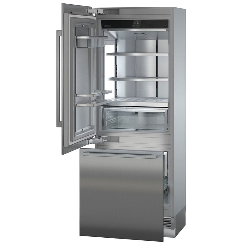 Liebherr Monolith Series 30 in. Built-In 14.5 cu. ft. Left-Hinged Smart Counter Depth Bottom Freezer Refrigerator with Internal Water Dispenser - Custom Panel Ready, , hires