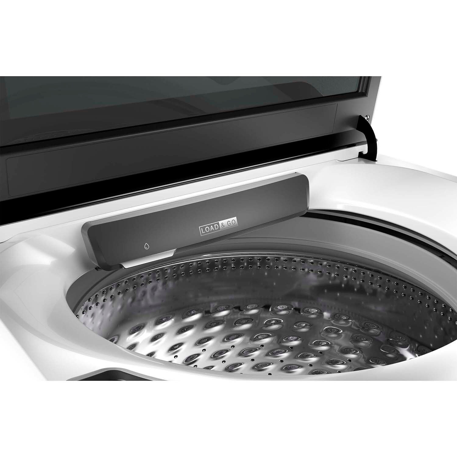 Whirlpool 27 in. 5.3 cu. ft. Smart Top Load Washer with 2-in-1 Removable Agitator & Sanitize with Oxi - White, White, hires