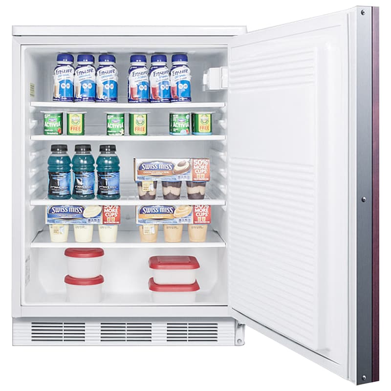 Summit Accucold 24 in. 5.5 cu. ft. Undercounter Refrigerator - Custom Panel Ready, , hires