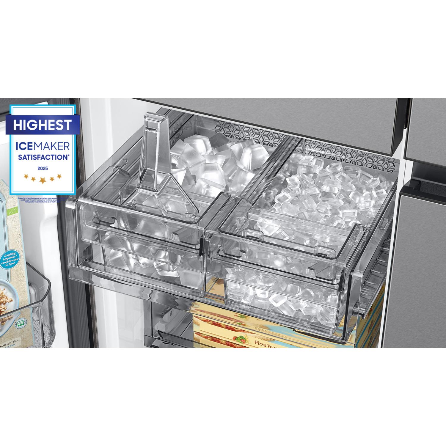 Samsung Bespoke 36 in. 28.6 cu. ft. Smart 4-Door French Door Refrigerator with Internal Water Dispenser - Fingerprint Resistant Stainless, Fingerprint Resistant Stainless, hires