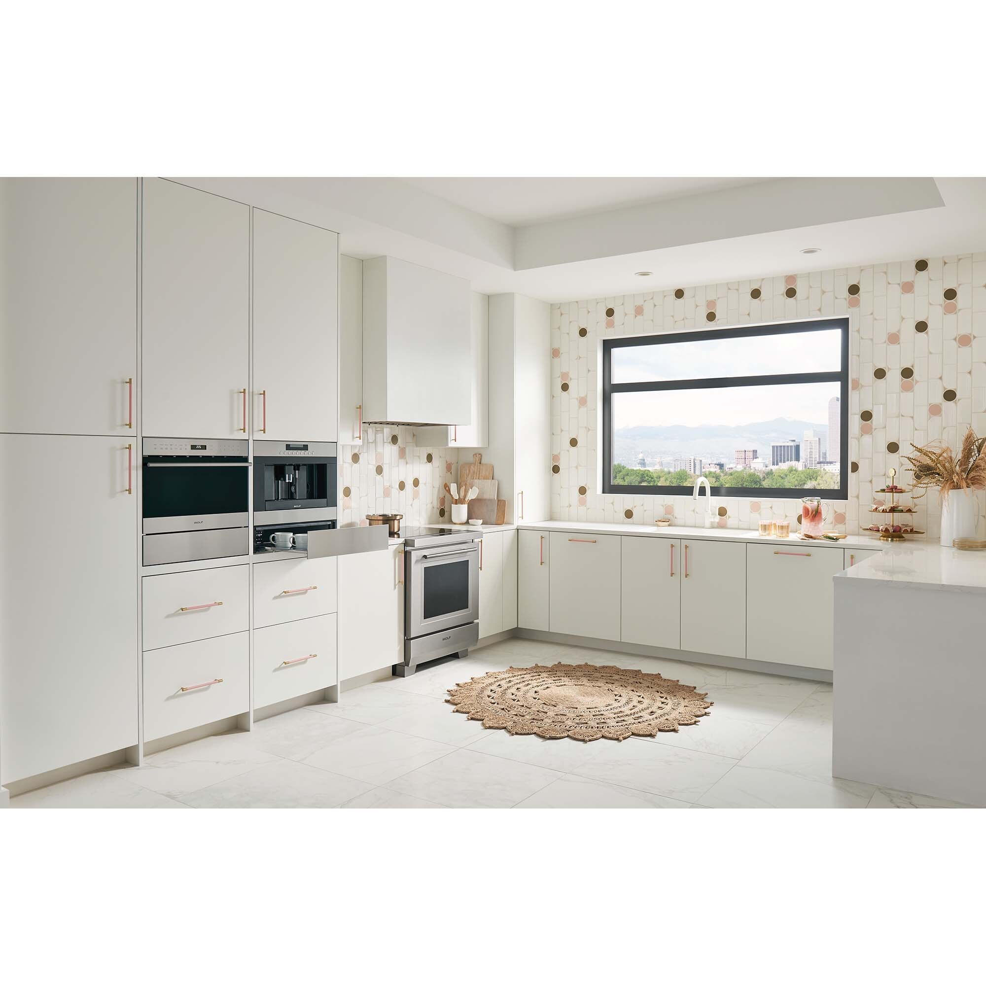 Wolf 34 in. Ducted Standard Style Range Hood with 2 LED Lights - Stainless Steel, , hires