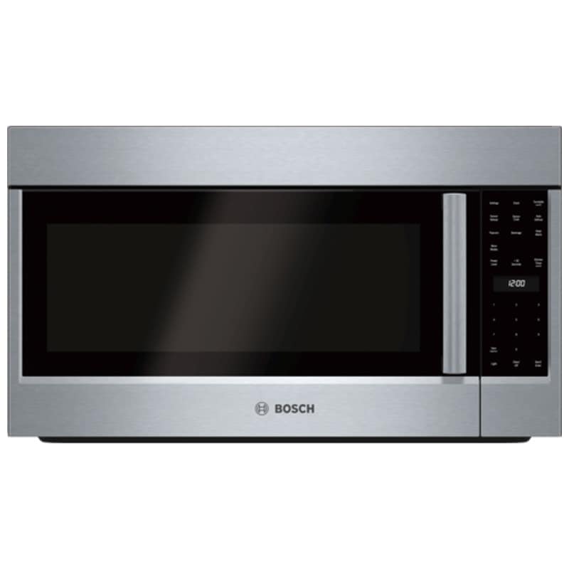 Bosch 500 Series 30 in. 2.1 cu. ft. 1100W Over-the-Range Microwave with 385 CFM & Sensor Cooking - Stainless Steel, , hires