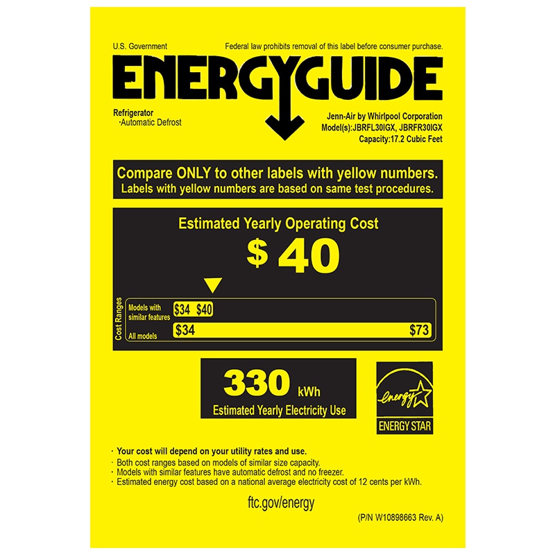 JennAir 30 in. 17 cu.ft. Left-Hinged Built-In Smart Counter Depth Freeezerless Refrigerator with Internal Water Dispenser - Custom Panel Ready, , hires