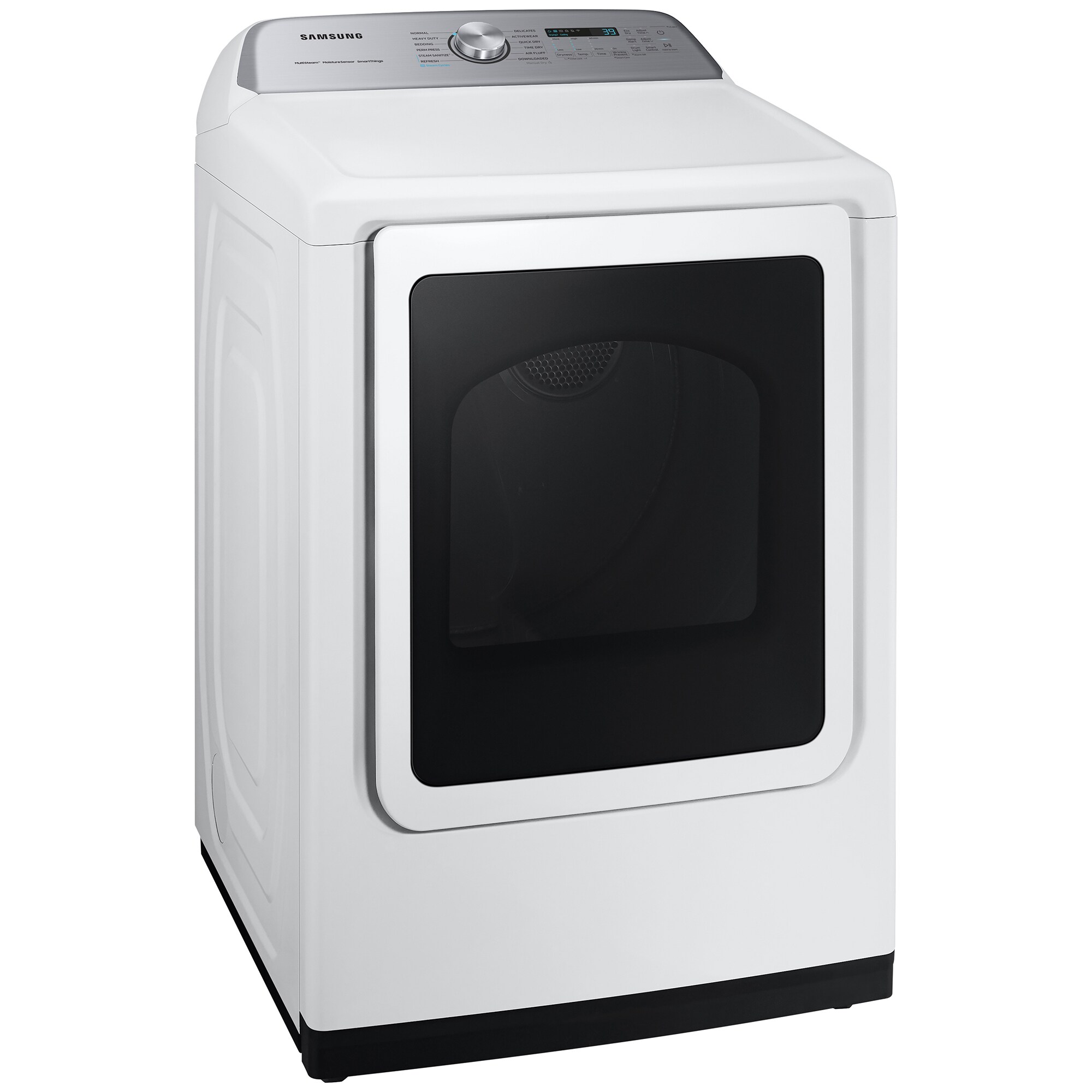 Samsung 27 in. 7.4 cu. ft. Smart Gas Dryer with Sanitize+, Steam Cycle & Sensor Dry - White, White, hires