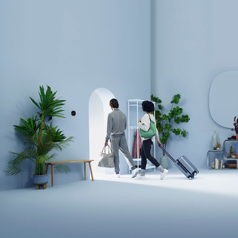 ecobee - Smart Thermostat with Voice Control - Black, , hires