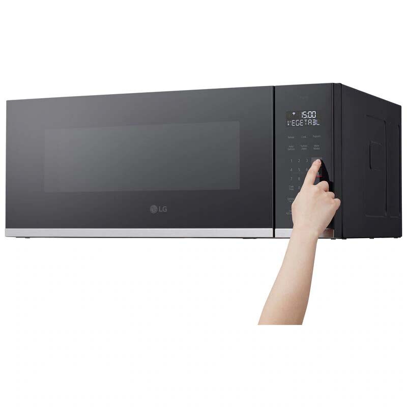 LG 30 in. 1.3 cu. ft. 1000W Low Profile Smart Over-the-Range Microwave with 400 CFM - PrintProof Stainless Steel, , hires
