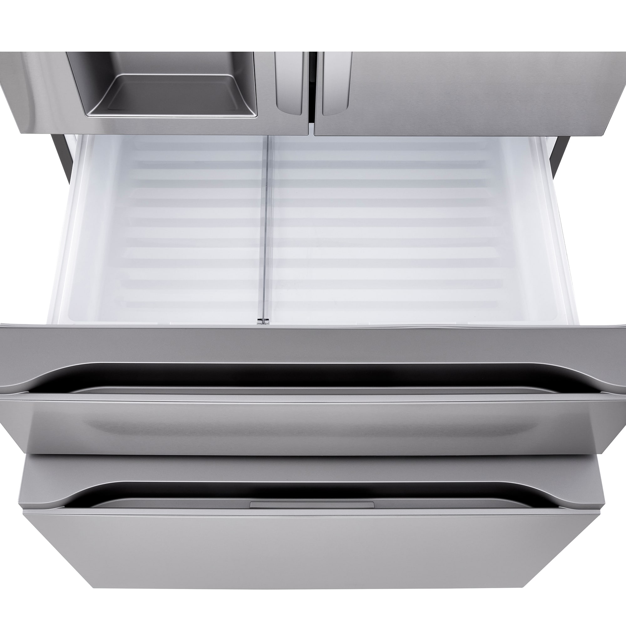 LG 36 in. 24.5 cu. ft. Smart Counter Depth 4-Door French Door Refrigerator with Ice & Water Dispenser - PrintProof Stainless Steel, , hires