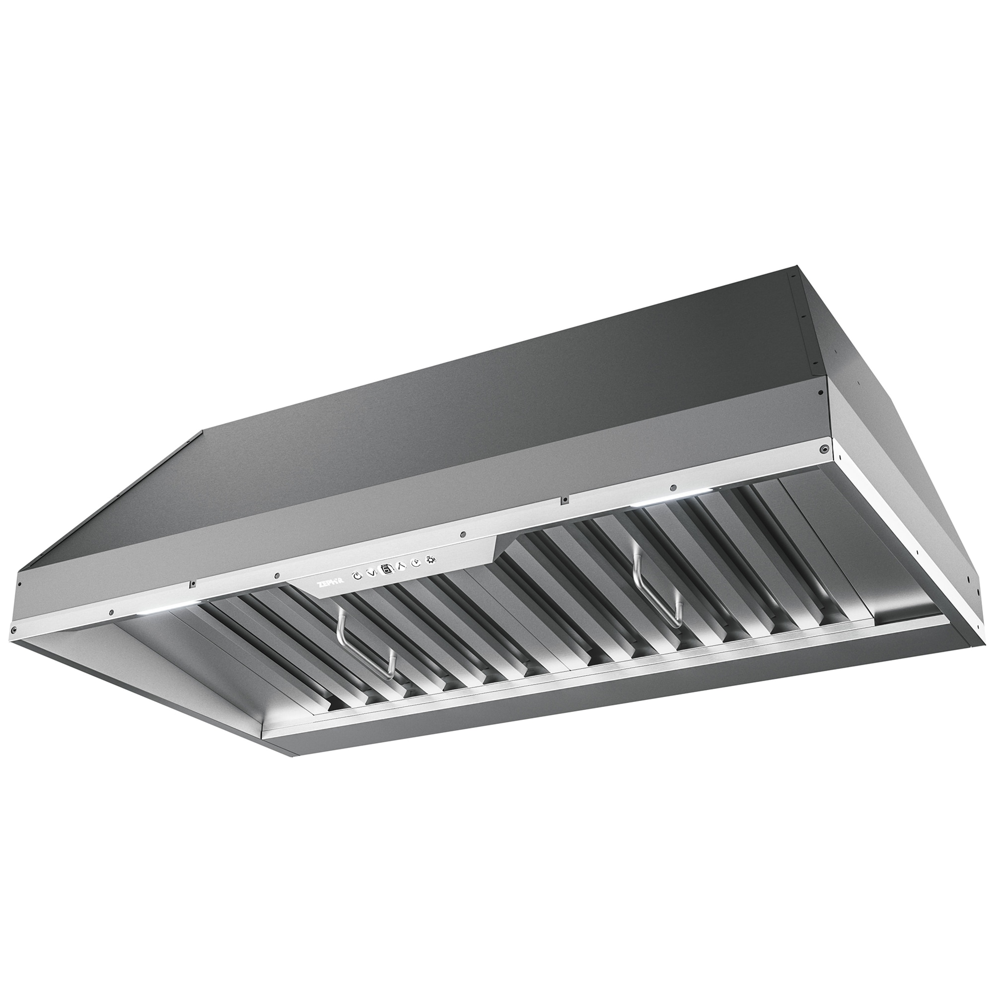 Zephyr 36 in. Ducted Standard Style Range Hood with 600 CFM, 6 Fan Speeds & 2 LED Lights - Stainless Steel, , hires