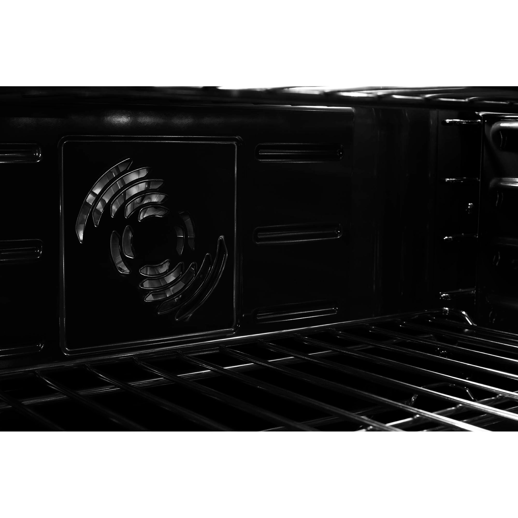JennAir Rise Series 30 in. 6.4 cu. ft. Air Fry True European Convection Slide-In Gas Range with 5 Sealed Burners - Stainless Steel, , hires