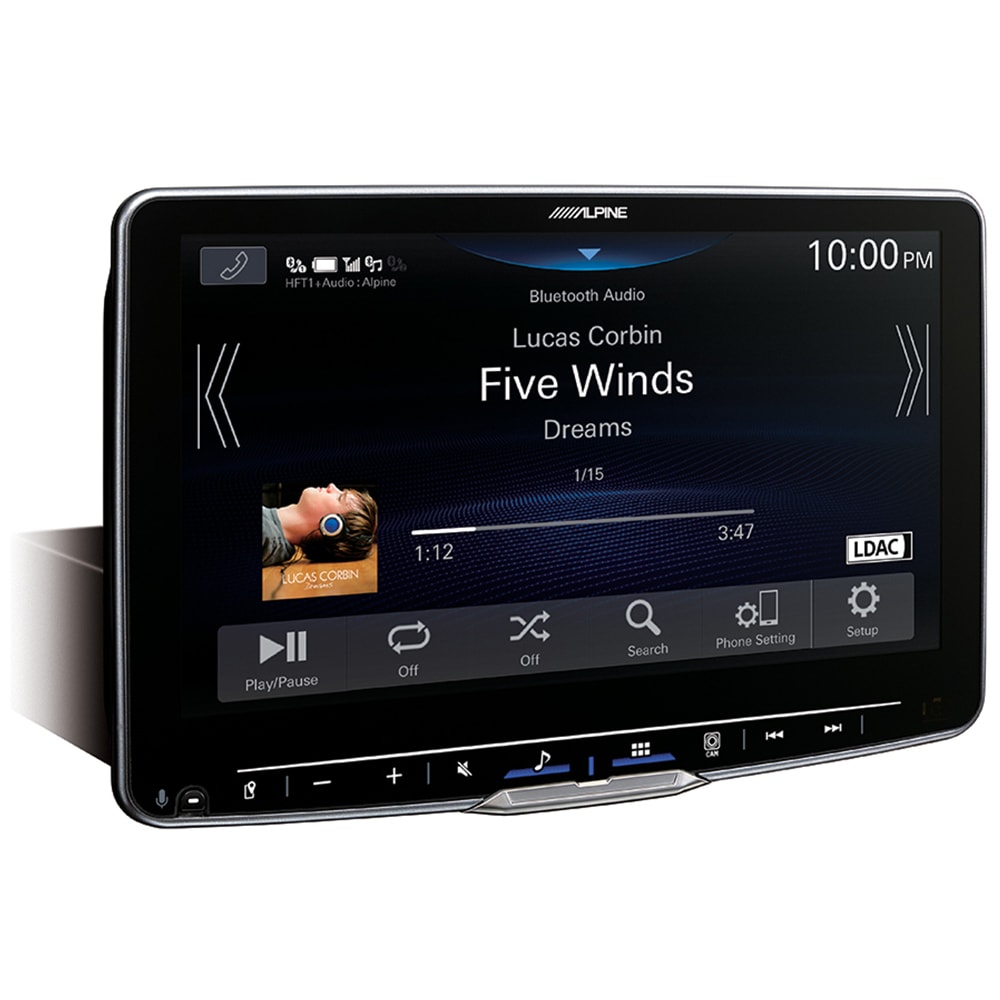 Alpine Halo11 Digital Multimedia Receiver with 11 in. HD Display & Hi-Res Audio Playback, , hires