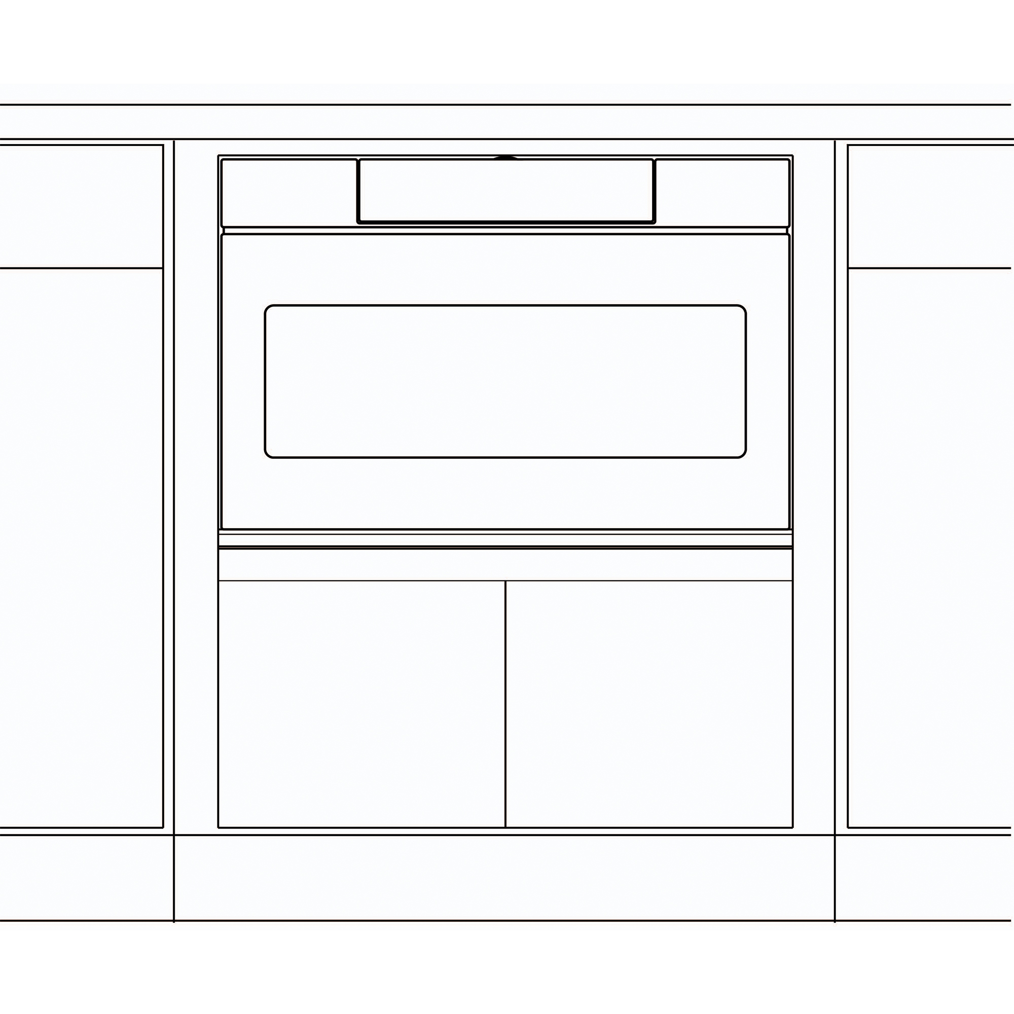 Sharp Deflector Vent for Microwaves (Counter Top) Dark Gray P.C