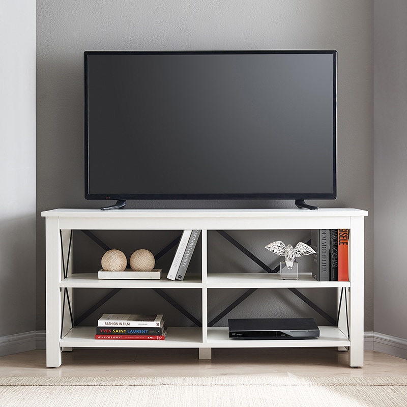 Hudson & Canal Sawyer 50" TV Stand - White, , hires