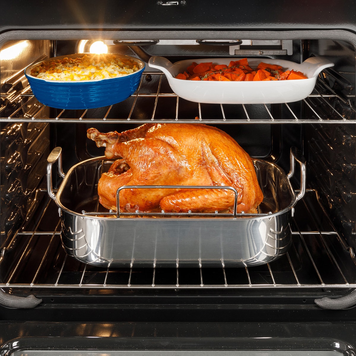 GE 500 Series 30 in. 5.3 cu. ft. Gas Range with 5 Sealed Burners & Griddle - Fingerprint Resistant Slate, , hires