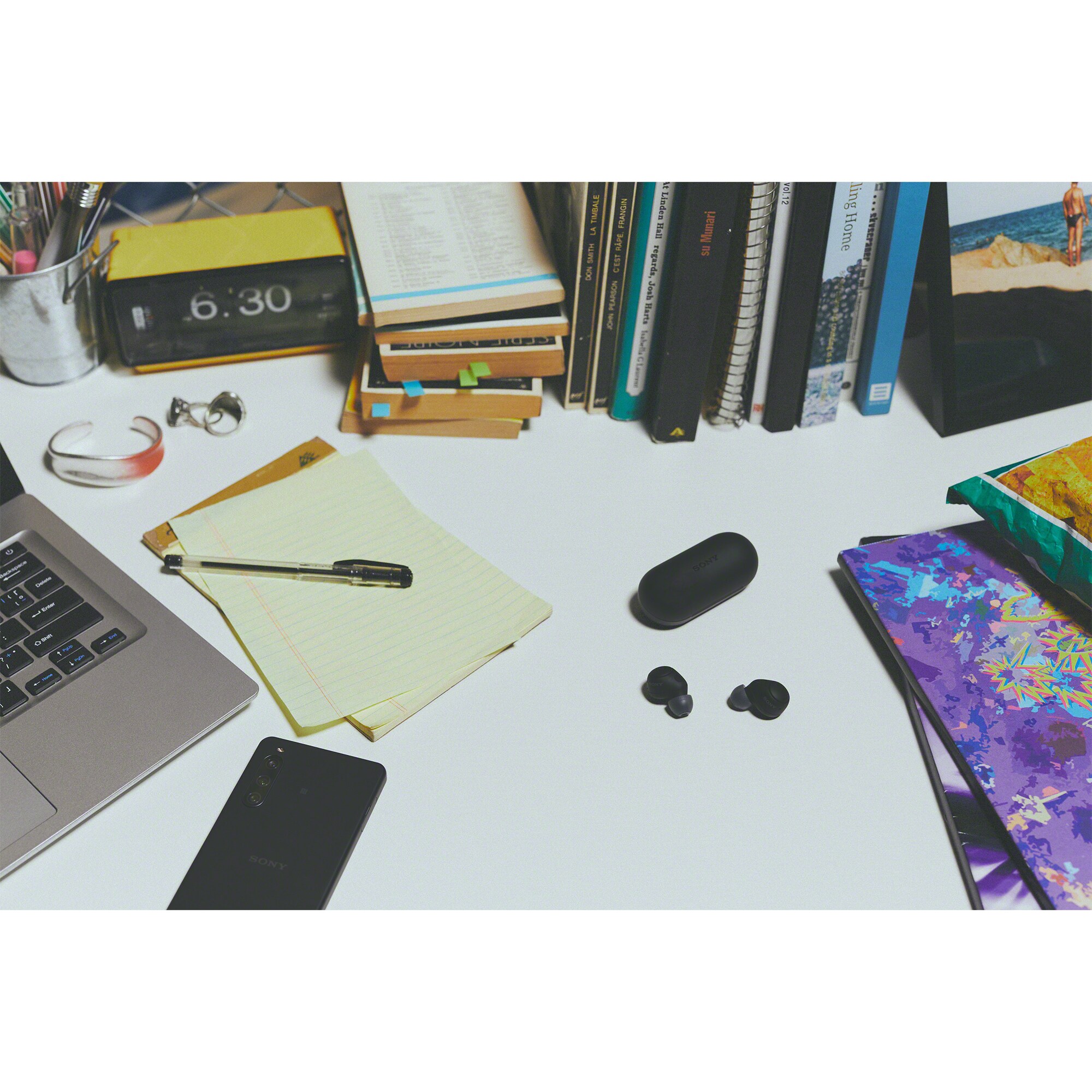 Sony - WF-C700N Truly Wireless Noise Canceling In-Ear Headphones - Black, , hires