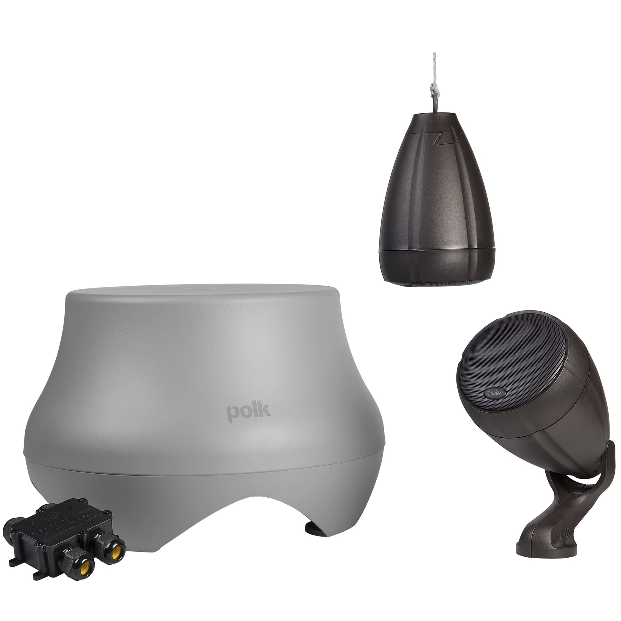 Polk Atrium Sub100 Outdoor 10" Subwoofer - Gray, Gray, hires