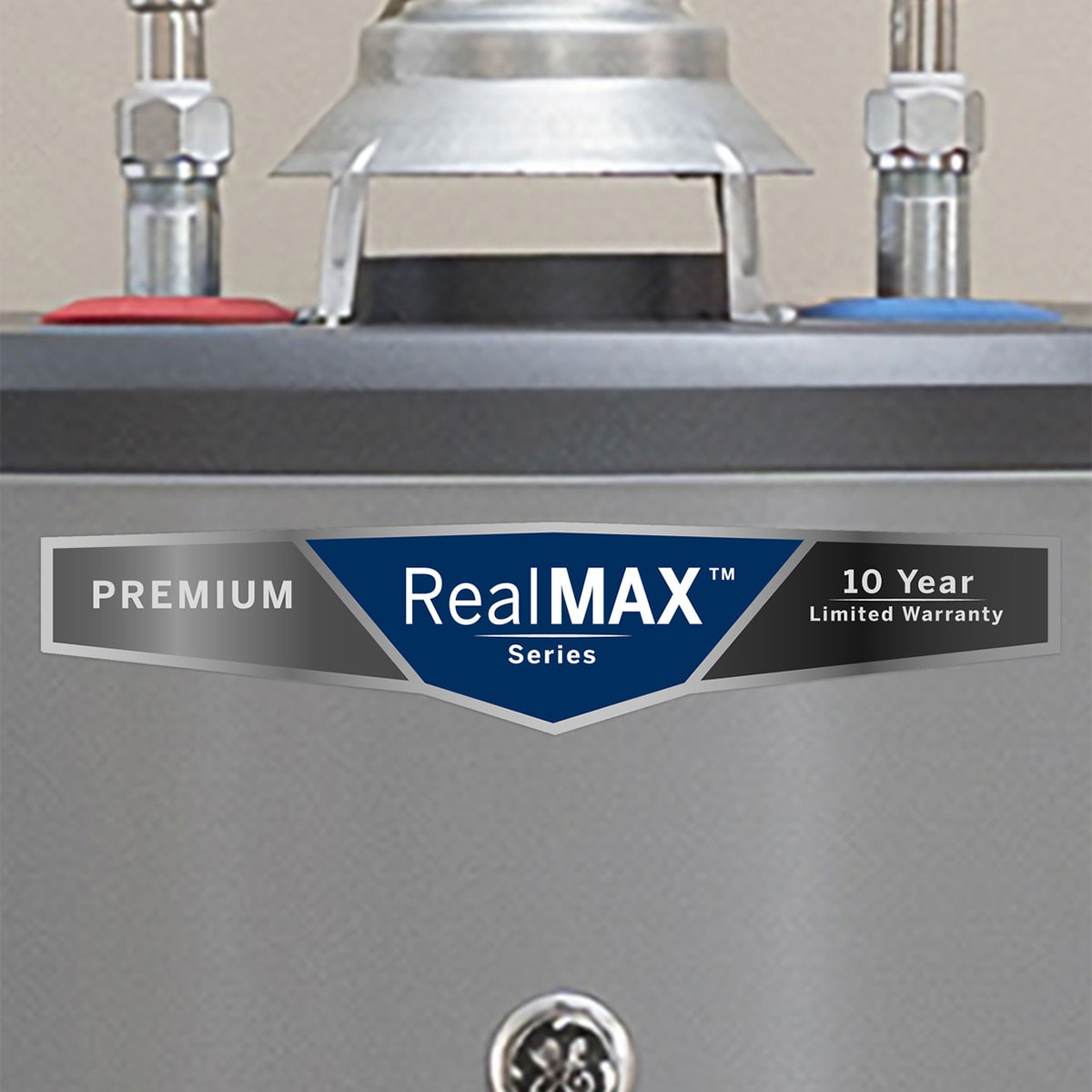 GE RealMax Premium Natural Gas 40 Gallon Tall Water Heater with 10-Year Parts Warranty, , hires