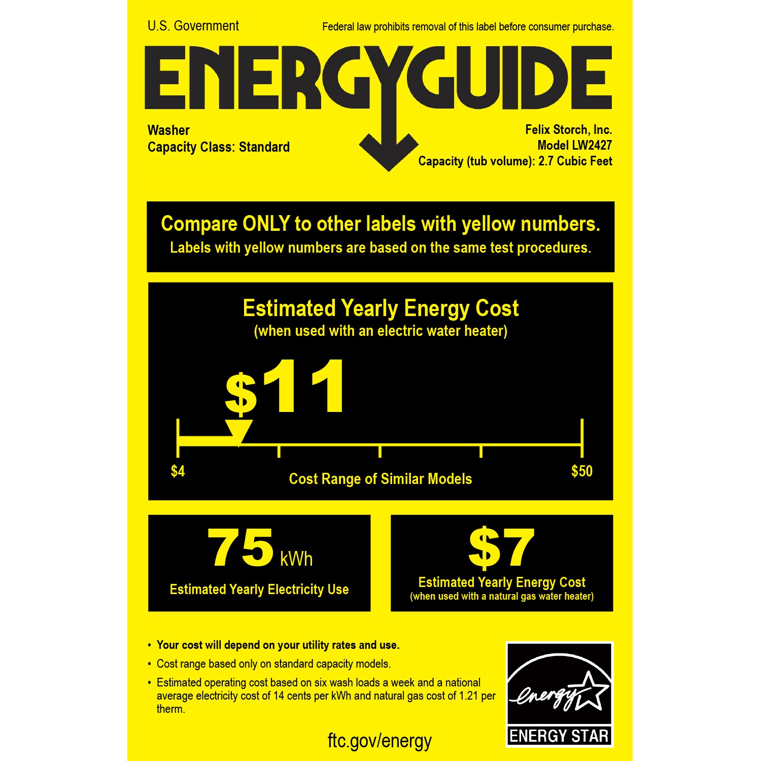 Summit 24 in. 2.7 cu. ft. Stackable Front Load Washer with Sanitize Cycle - White, , hires