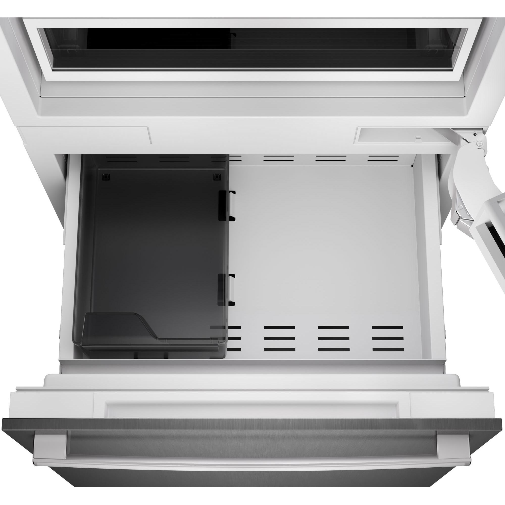 Bosch Benchmark Series 30 in. 16.5 cu. ft. Built-In Smart Counter Depth Bottom Freezer Refrigerator with Internal Water Dispenser - Stainless Steel, , hires