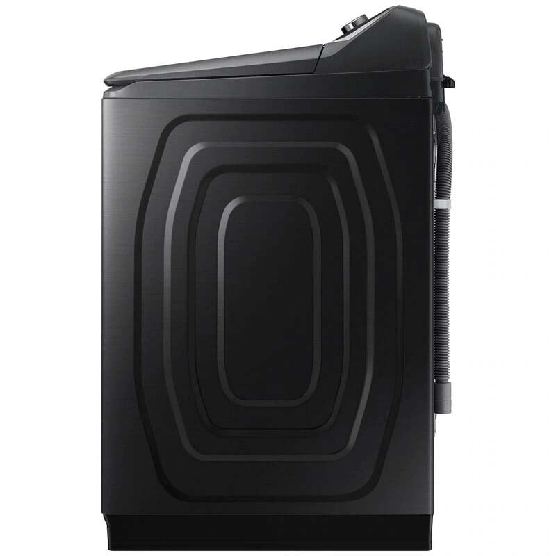 Samsung 27 in. 5.4 cu. ft. Smart Top Load Washer with ActiveWave Agitator and Super Speed Wash - Brushed Black, Brushed Black, hires