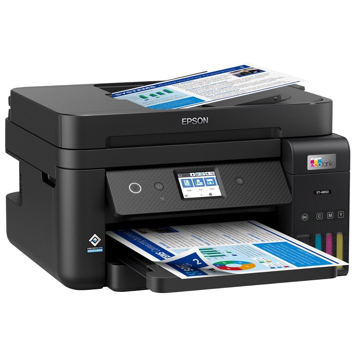 Epson - EcoTank ET-4850 All-in-One Supertank Inkjet Printer - Black, , hires