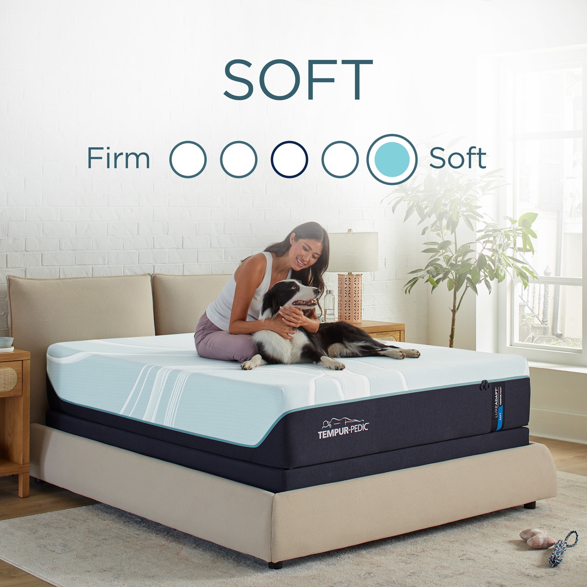 Tempur-Pedic LuxeAdapt 2.0 Soft Queen Size Mattress, , hires