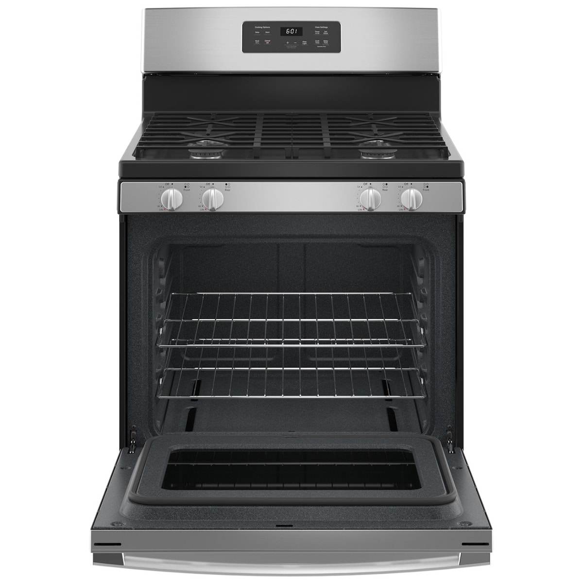 GE 30 in. 4.8 cu. ft. Gas Range with 4 Sealed Burners - Stainless Steel, , hires