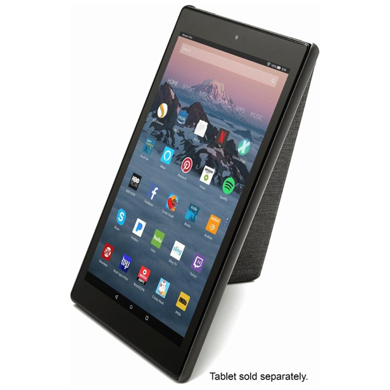 Amazon Folio Case for FireHD 10 (7th Generation) - Charcoal Black, , hires