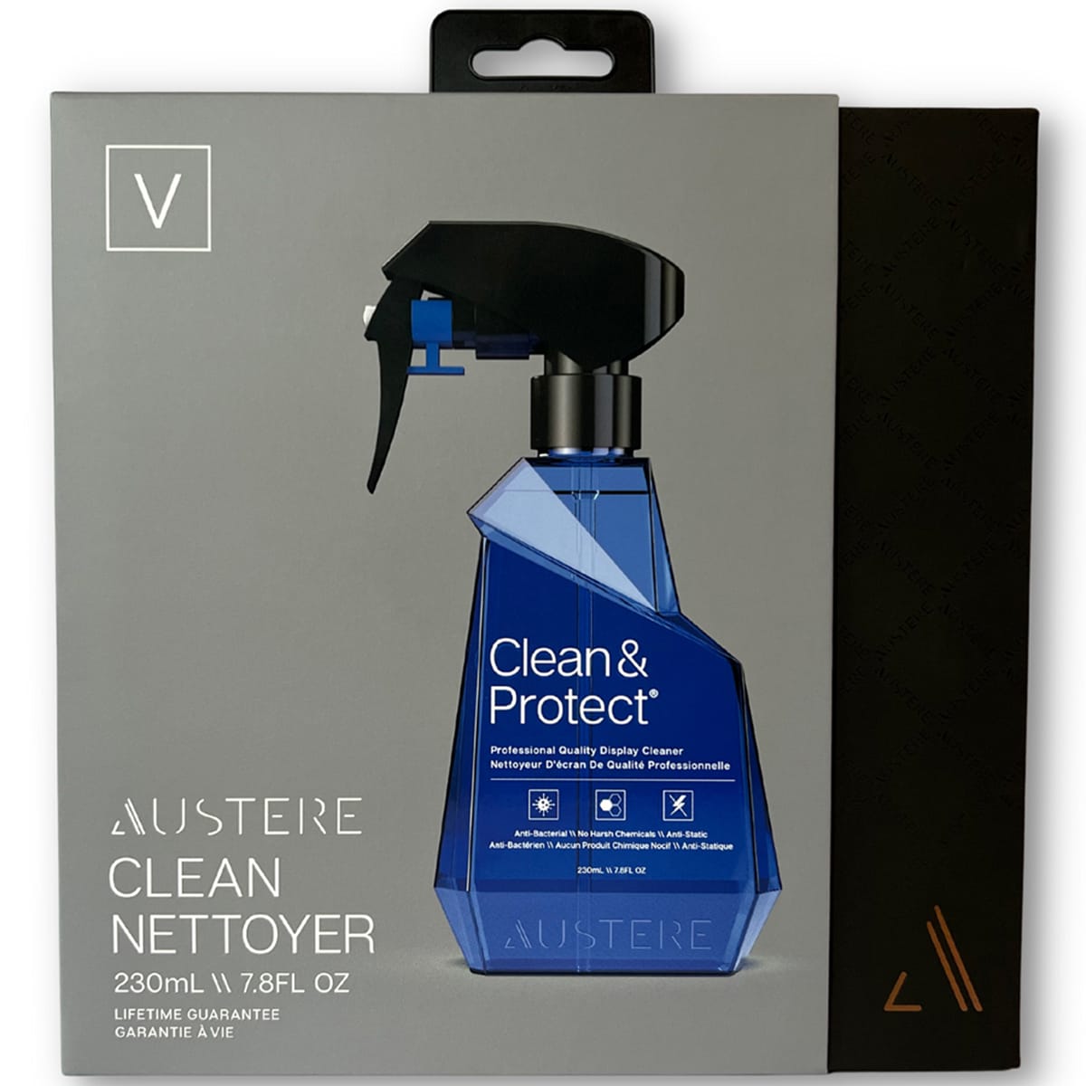 Austere Anti-Bacterial Clean & Protect with Easy-Trigger Pump and Dual-Textured Cleaning Cloth, , hires