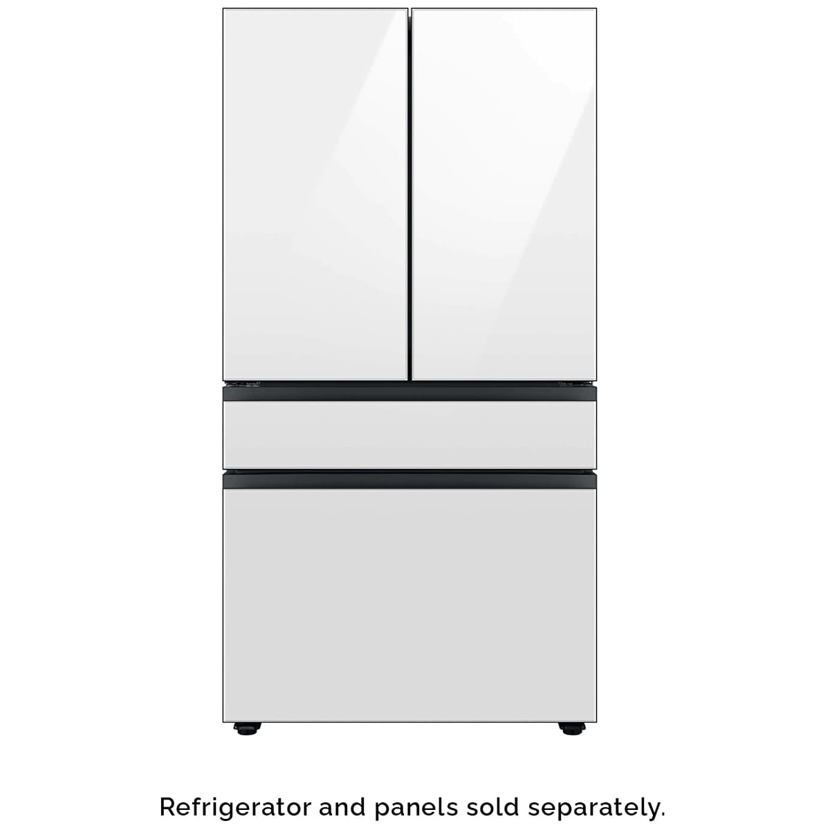Samsung BESPOKE 4-Door French Door Middle Panel for Refrigerators - White Glass, , hires