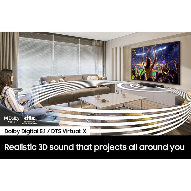 Samsung S-series 3 Channel Sound Bar with Bluetooth - Black, , hires