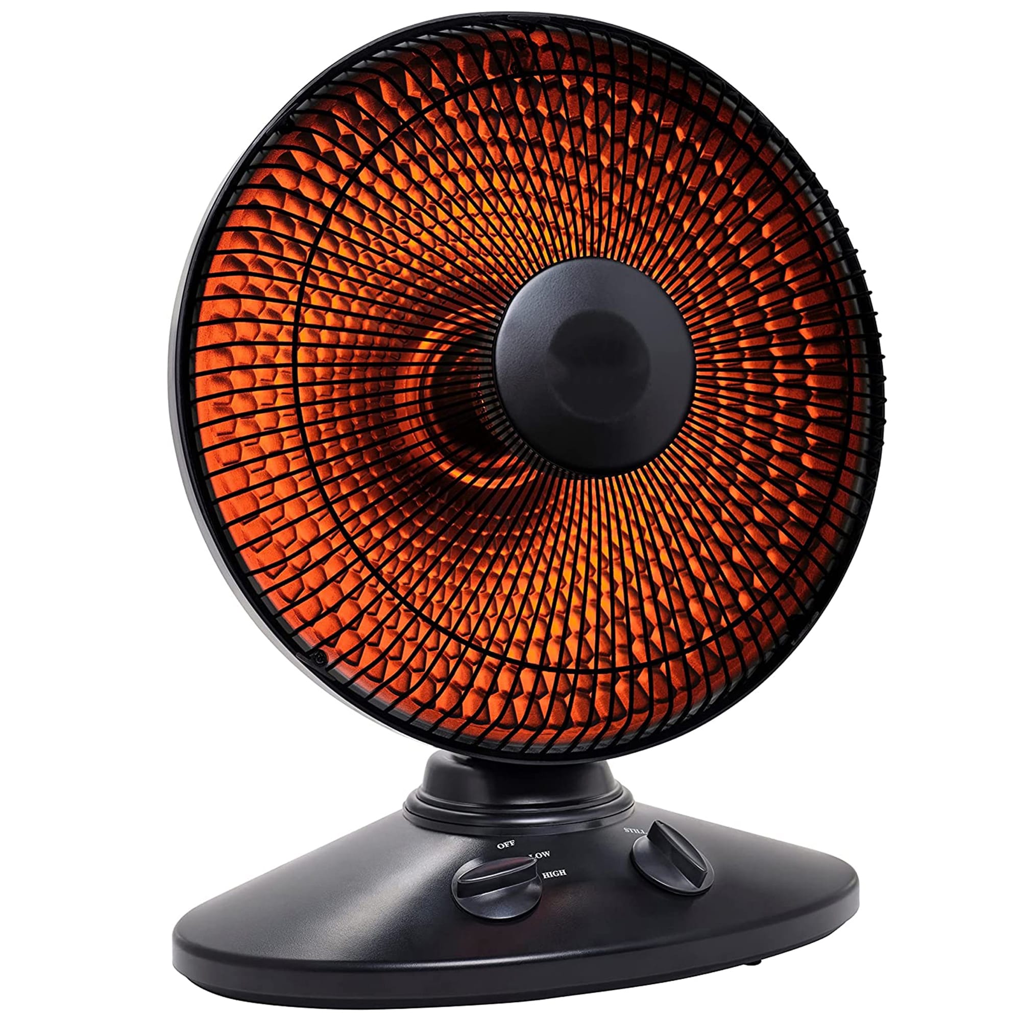 Lifesmart Radiant Electric Heater with 2 Heat Settings & Overheat Shut