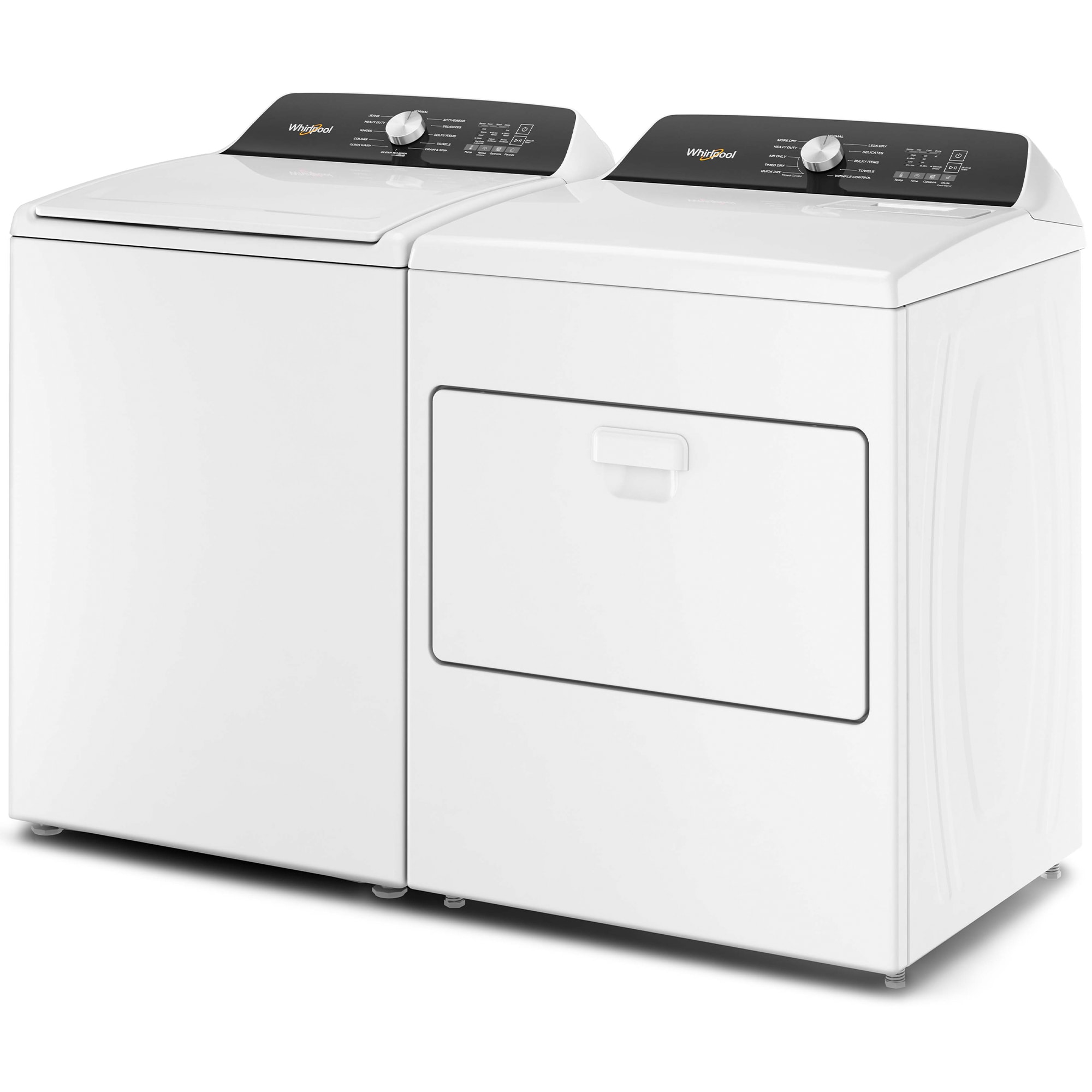 Whirlpool 29 in. 7.0 cu. ft. Top Loading Electric Dryer with 11 Dryer Programs, 1 Dry Options, Wrinkle Care & Sensor Dry - White, , hires