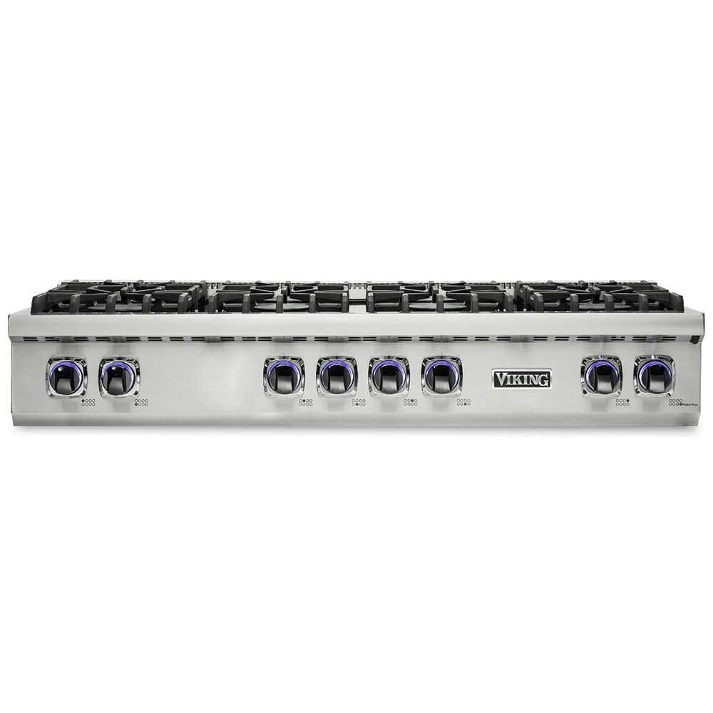 Viking 7 Series 48" Slide-In Gas Cooktop with 8 Sealed Burners - Stainless Steel (VRT7488BSS)
