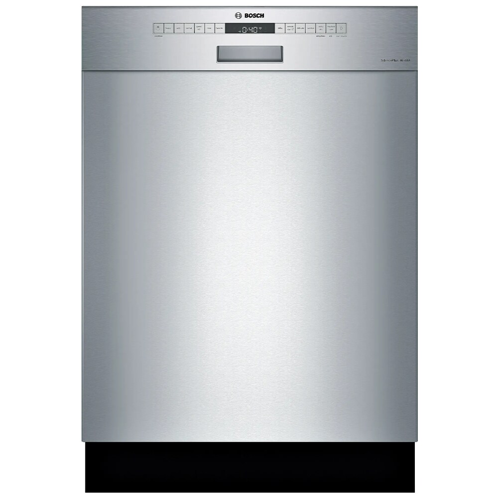 Bosch 300 Series 24 in. Smart BuiltIn Dishwasher with Front Control, 46 dBA Sound Level, 15
