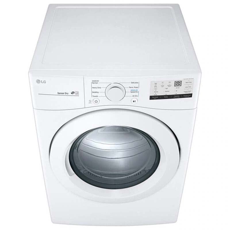 LG 27 in. 7.4 cu. ft. Stackable Gas Dryer with Sensor Dry Technology - White, , hires