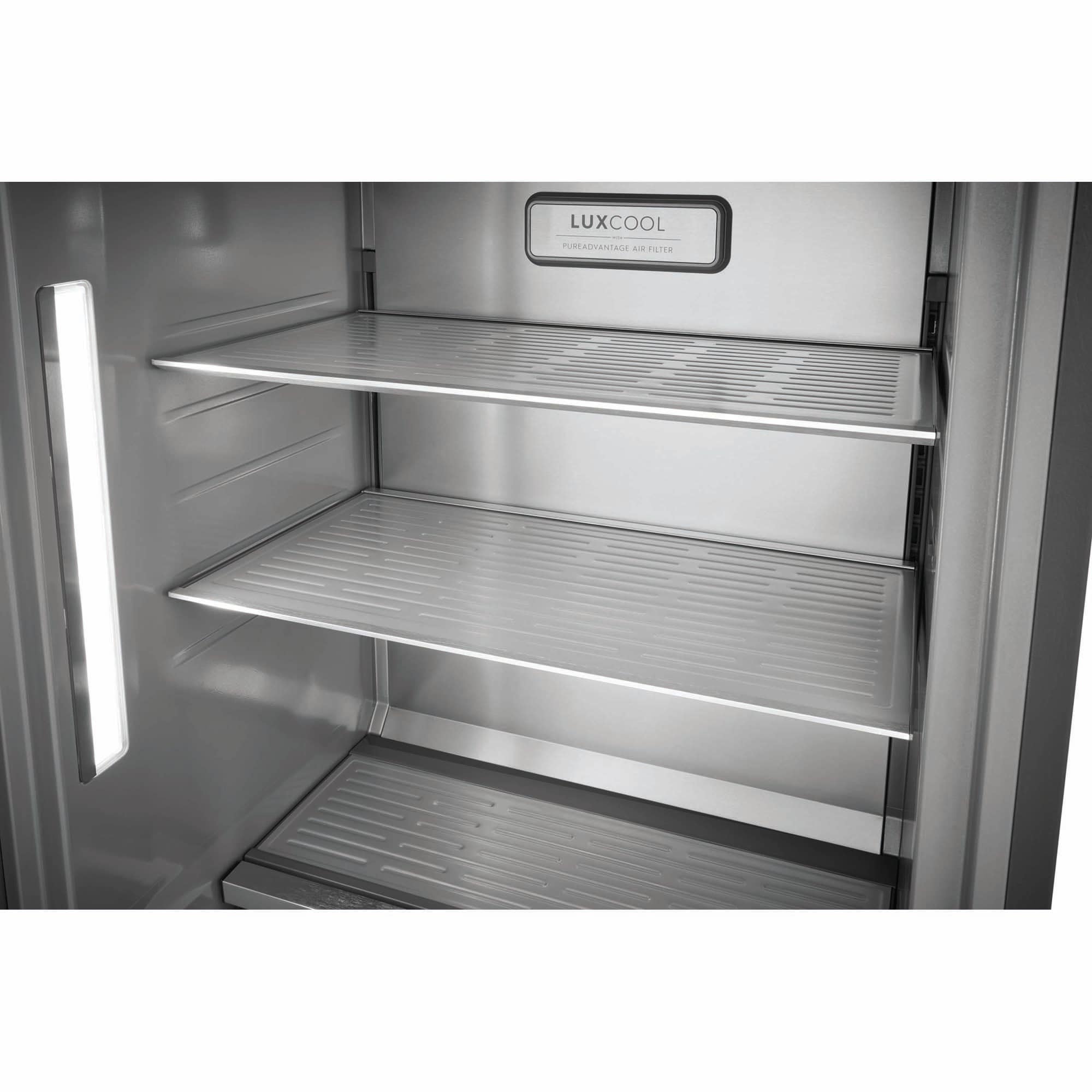 Electrolux 33 in. 18.9 cu. ft. Built-in Double-Drawers Upright Freezer with Ice-Maker & Adjustable Shelves - Stainless Steel, , hires