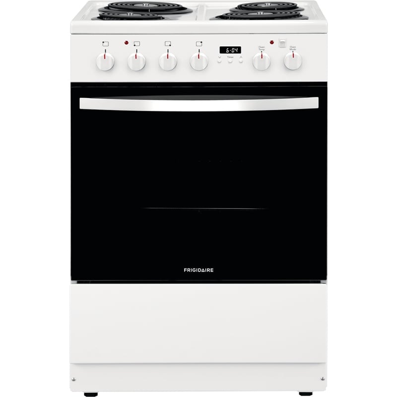 Frigidaire 24 in. 1.9 cu. ft. Electric Range with Coil Burners - White, White, hires