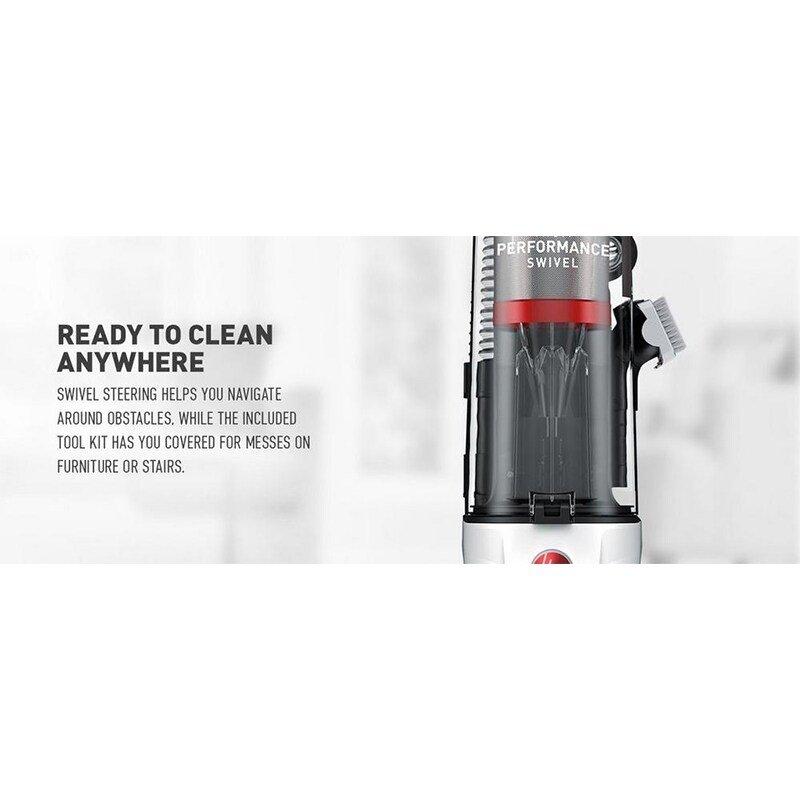 Hoover High Performance Swivel Bagless Pet Upright Vacuum with HEPA