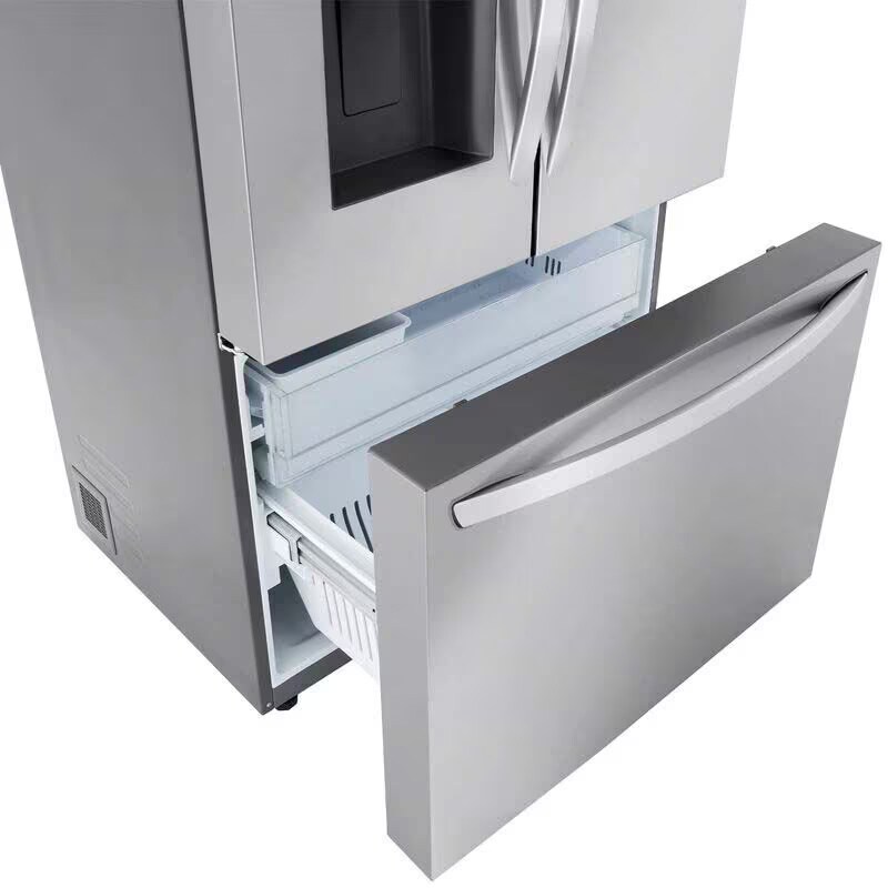 LG 36 in. 25.5 cu. ft. Smart Counter Depth French Door Refrigerator with Ice & Water Dispenser - PrintProof Stainless Steel, , hires