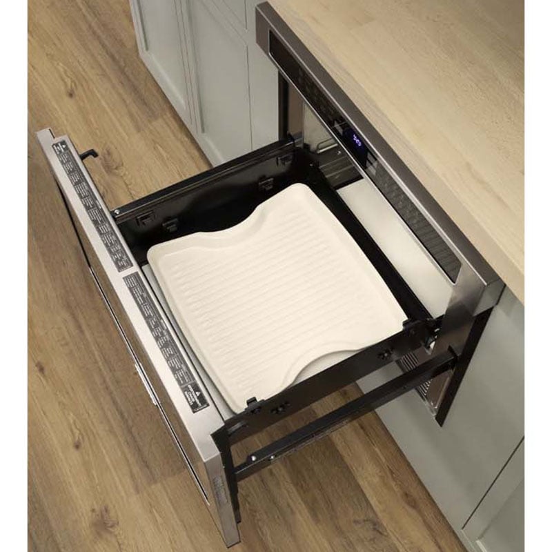 Viking 5 Series 24 in. 1.4 cu. ft. 900W Drawer Microwave with Convection & Sensor Cooking - Stainless Steel, , hires