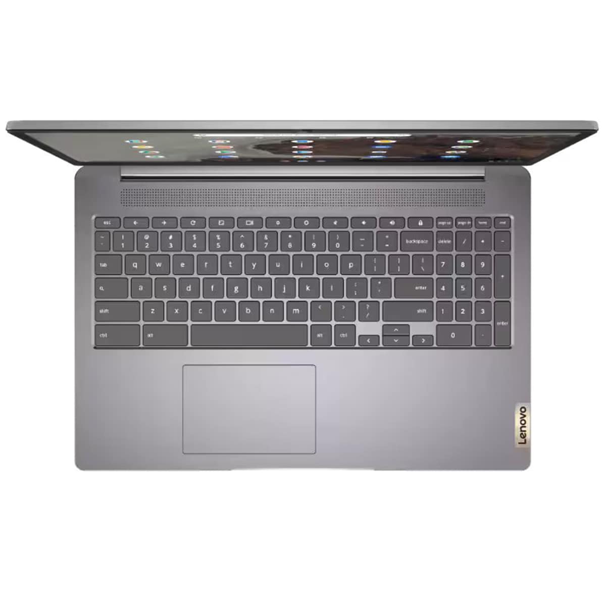 Lenovo 3i Chromebook 15 in. Notebook with Intel Celeron N4500, 1.10 GHz, 2-Core CPU, Intel UHD GPU, 4 GB, 64 GB eMMC, up to 10 Hrs. of Battery Life & Chrome OS - Arctic Grey, , hires