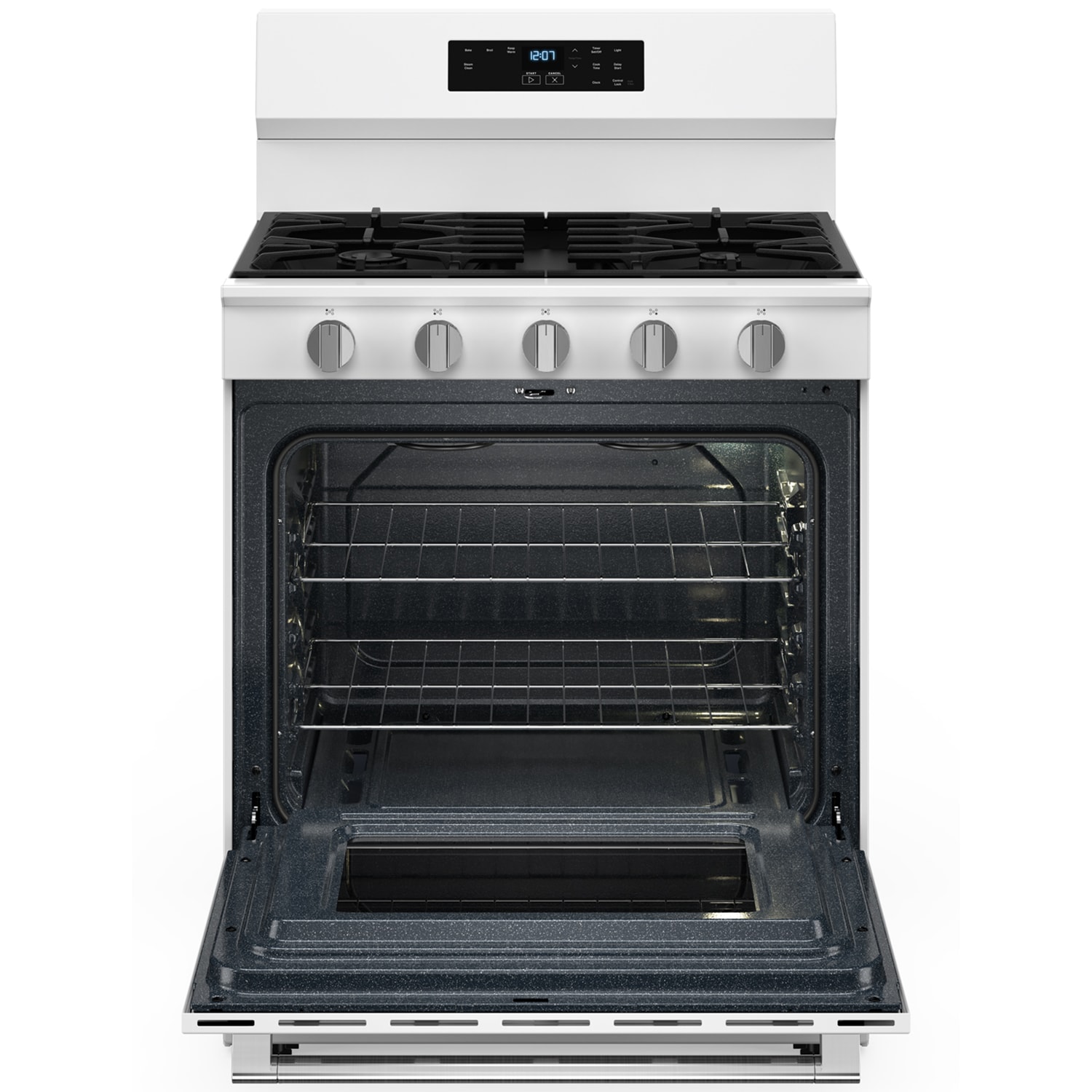 Maytag 30 in. 5 cu. ft. Gas Range with 5 Sealed Burners - White, White, hires