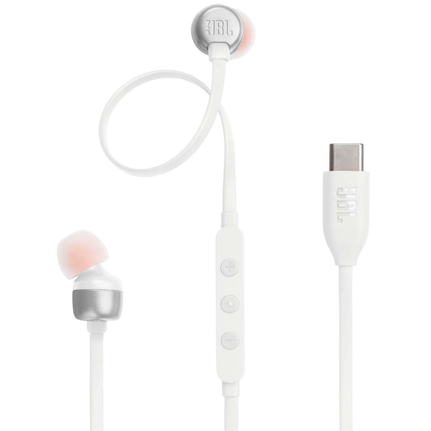 JBL - T310 USB C Wired Headphone - White, , hires