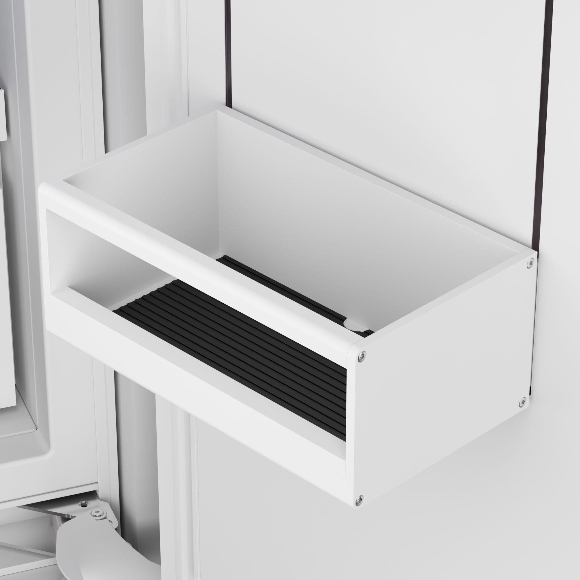 Bosch Benchmark Series 36 in. 20.1 cu. ft. Built-In Smart Counter Depth French Door Refrigerator with Internal Water Dispenser - Custom Panel Ready, , hires